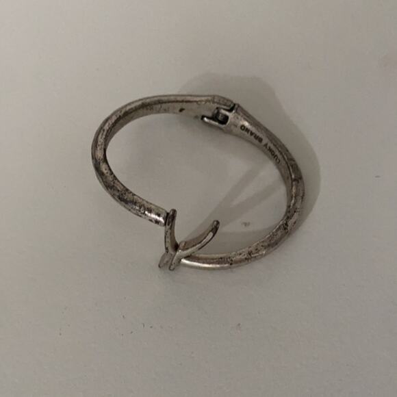 Lucky Brand Silver Wishbone Bracelet - Picture 3 of 5